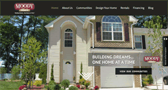 Desktop Screenshot of moodyhomes.com